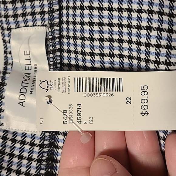 BNWT Check Print Skirt - 22 - Picture 9 of 13